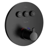 Змішувач прихованого монтажу з термостатом IMPRESE SMART CLICK ZMK101901234, чорний