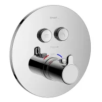 Змішувач прихованого монтажу з термостатом IMPRESE SMART CLICK ZMK101901237, хром