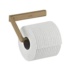 Тримач туалетного паперу без кришки AXOR UNIVERSAL SOFTSQUARE 42846140, бронза