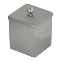 Косметична ємність RJ FIRST RJAC020-06SS, сріблястий