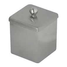 Косметична ємність RJ FIRST RJAC020-06SS, сріблястий