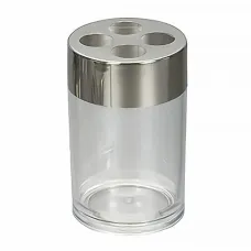 Тримач для зубних щіток RJ WARSAW RJAC022-03NI, сріблястий