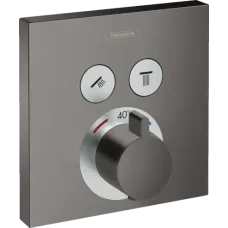Термостат прихованого монтажу HANSGROHE SHOWERSELECT 15763340, чорний матовий хром
