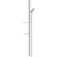 Штанга для душу зі шлангом для душу HANSGROHE UNICA 27645400, хром з білим
