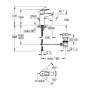Змішувач для умивальника GROHE BAULOOP 23762001