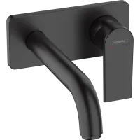 Змішувач для раковини настінний HANSGROHE VERNIS SHAPE 71578670, чорний матовий