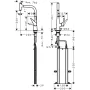 Змішувач для кухонної мийки HANSGROHE TALIS SELECT M51 73853000