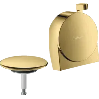 Набір накладок сифона для ванни HANSGROHE EXAFILL S 58117990, золото глянсовий