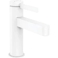 Змішувач для раковини зі зливним гарнітуром HANSGROHE FINORIS 76010700, білий матовий