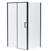 Душова кабіна прямокутна VOLLE MORA 1037.134503glass 90x120, профіль чорний