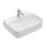 Умивальник підвісний VILLEROY & BOCH FINION 416861R1, без переливу, донний клапан у комплекті, 60 x 47 см, білий