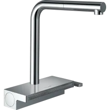 Змішувач для кухонної мийки з висувним душем HANSGROHE AQUNO SELECT M81 73836000
