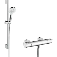 Душовий набір HANSGROHE CROMETTA 27812400, хром з білим