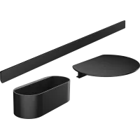 Набір аксесуарів HANSGROHE WALLSTORIS 27966670, чорний матовий