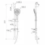 Гарнітур душовий IMPRESE SPR370Q f03800101DQ