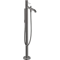 Змішувач для ванни AXOR UNO 38442340, одноважільний, підлоговий, з руків'ям-петлею, чорний