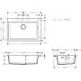 Кухонна мийка кам'яна HANSGROHE 43313170, чорний