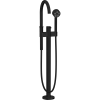 Змішувач для ванни AXOR ONE 48440670, одноважільний, підлоговий, чорний