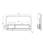 Панель змиву унітазу VILLEROY & BOCH VICONNECT INSTALLATION SYSTEMS 922490AN, чорний матовий