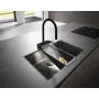 Змішувач для кухонної мийки з висувним душем HANSGROHE AQUNO SELECT M81 73831670, чорний матовий