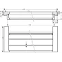 Полиця HANSGROHE ADDSTORIS 41751700, білий матовий