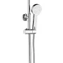 Душова система для душу RJ LUX акція комплект з дозатором RJSP120-03CH+RJAC022-02NI