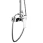 Душова система для душу RJ LUX акція комплект з дозатором RJSP120-03CH+RJAC022-02NI