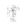 Змішувач для умивальника GROHE EUROSMART NEW 23975003, хром