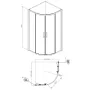 Душова кабіна DiMARCO JOLLY 88x88 DM04А001CH