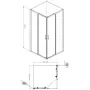 Душова кабіна DiMARCO JOLLY 88x88 DM04А002CH