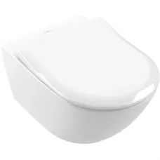 Унітаз VILLEROY & BOCH SUBWAY 3.0 4670T0T2, 37x56см AntiBac CeramicPlus, білий глянсовий