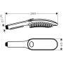 Ручний душ HANSGROHE DOGSHOWER 26640670, чорний матовий