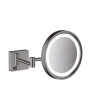 Дзеркало для гоління з підсвічуванням HANSGROHE ADDSTORIS 41790340, чорний матовий хром