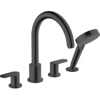 Змішувач на борт ванни HANSGROHE VERNIS BLEND 71456670, чорний матовий