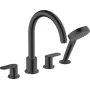 Змішувач на борт ванни HANSGROHE VERNIS BLEND 71456670, чорний матовий