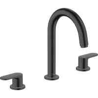 Змішувач для раковини з донним клапаном HANSGROHE VERNIS BLEND 71553670, чорний матовий