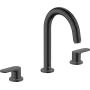 Змішувач для раковини з донним клапаном HANSGROHE VERNIS BLEND 71553670, чорний матовий