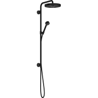 Showerpipe 280 1jet AXOR ONE 48790670, прихованого монтажу, чорний