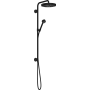 Showerpipe 280 1jet AXOR ONE 48790670, прихованого монтажу, чорний