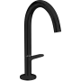 Змішувач для раковини Select 170 AXOR ONE 48020670, з донним клапаном Push-Open, чорний