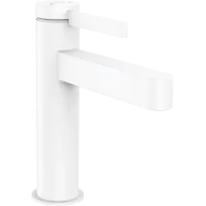 Змішувач для раковини зі зливним гарнітуром HANSGROHE FINORIS 76020700, білий матовий