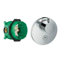 Термостат прихованого монтажу 1 функція із прихованою частиною HANSGROHE SHOWER SELECT DEL 15742000+01800180