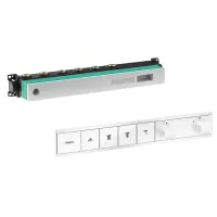 Термостат прихованого монтажу 4 функції із прихованою частиною HANSGROHE RAINSELECT 15382700+15312180, білий матовий