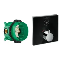 Термостат прихованого монтажу 1 функція із прихованою частиною HANSGROHE SHOWER SELECT DEL 15737600+01800180