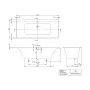 Ванна кварилова VILLEROY & BOCH SUBWAY 3.0 UBQ180SBW2DV-01, 180x80 см, білий