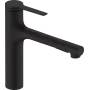 Змішувач для кухні з висувним виливом HANSGROHE ZESIS 74804670, чорний