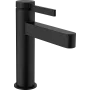 Змішувач для раковини зі зливним гарнітуром HANSGROHE FINORIS 76023670, чорний матовий