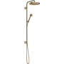 Showerpipe 280 1jet AXOR ONE 48790140, прихованого монтажу, бронза