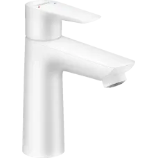 Змішувач для раковини із середнім виливом і HANSGROHE TALIS E 71712700, білий матовий