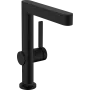 Змішувач для раковини зі зливним гарнітуром HANSGROHE FINORIS 76060670, чорний матовий